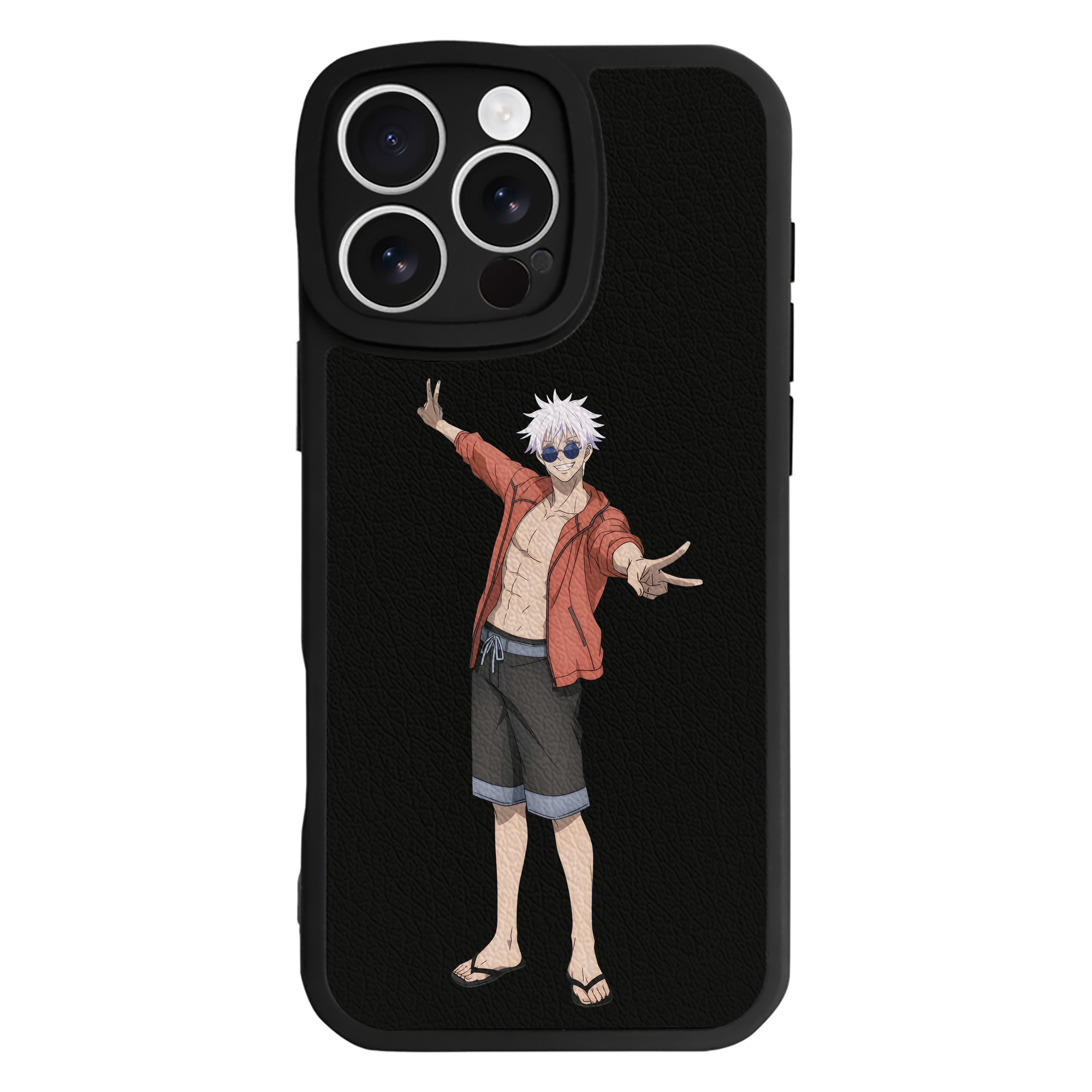 （画像用） 呪術廻戦 Jujutsu Kaisen 【iPhone 16シリーズ対応】シリコンスマホケース（レザー調） 材質：シリコン